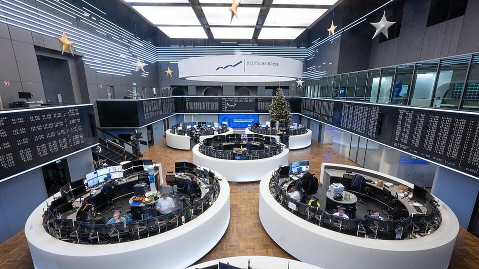 Festtagsstimmung an der Frankfurter B&ouml;rse: Der Dax knackt die n&auml;chste Tausendermarke. (Archivbild)