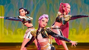 Im Netflix-Hit «KPop Demon Hunters» geht es um die Band Huntrix - hier von links nach rechts: Zoey, Rumi und Mira.