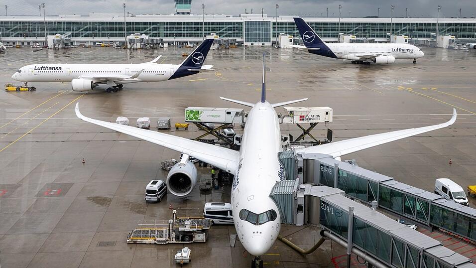 Am Flughafen M&uuml;nchen steht ein Warnstreik an. (Archivbild)
