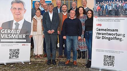 Ein Teil der SPD-Kandidatenliste f&uuml;r den Stadtrat, die am Sonntag anwesend waren.