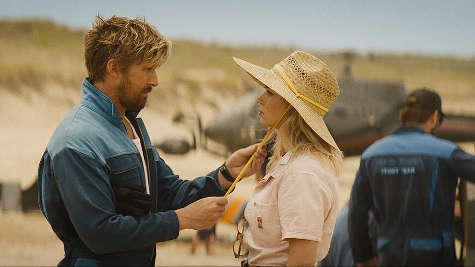 Emily Blunt als Regisseurin Judy Moreno und Ryan Gosling als Stuntman Colt Seavers.