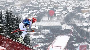 NACH EINER MUTIGEN FAHRT belegt der Deutsche Josef Ferstl Rang sieben in Kitzb&uuml;hel.
