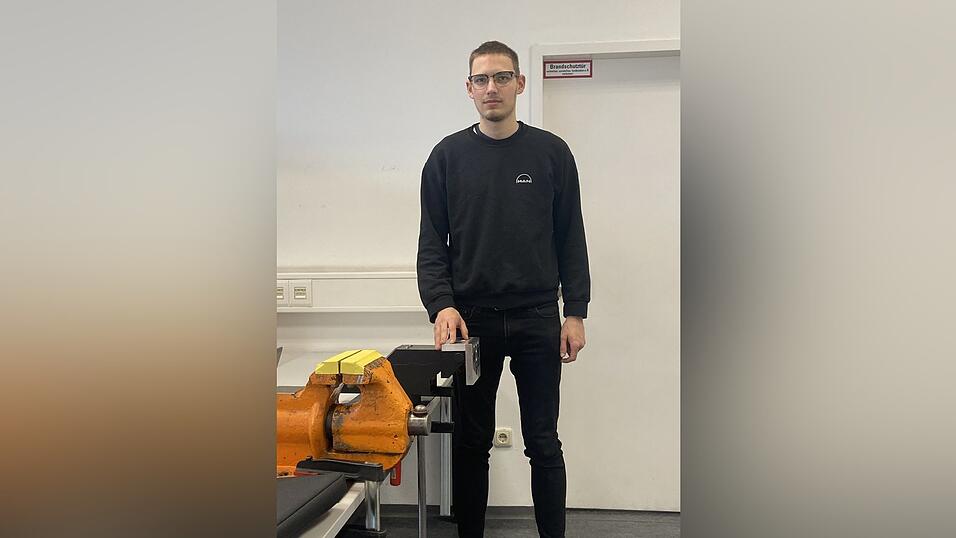 Samuel Nachtmanns Werkst&uuml;ck arbeitet auf Knopfdruck.