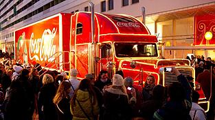 Der Coca Cola-Weihnachtstruck macht heuer Station in Straubing.