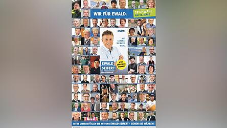 Diese Anzeige ist am Samstag in verschiedenen Ausgaben der Mediengruppe Attenkofer erschienen. Pfarrer Pater Michael Raj ist erschrocken, als er sein Bild (im oberen rechten Viertel) entdeckt hat.