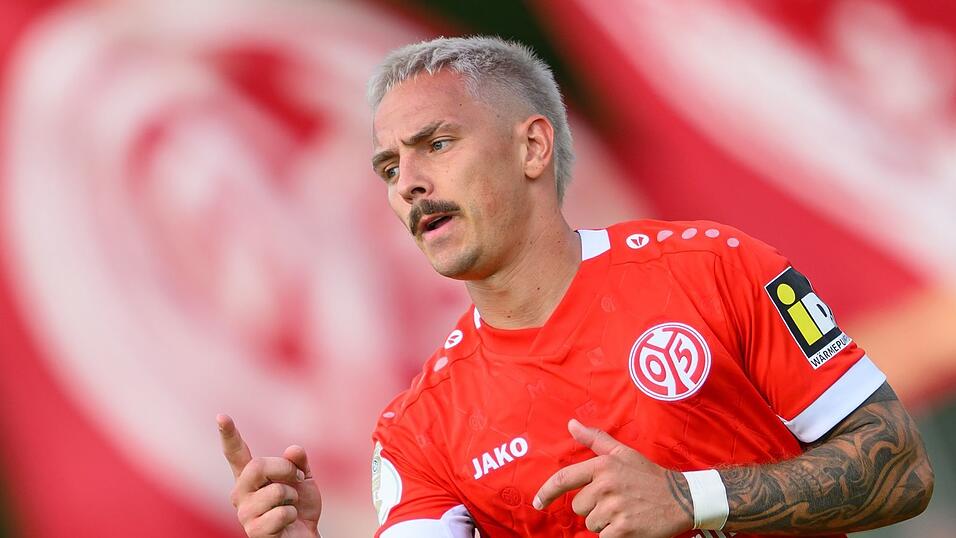 Erzielte vier Tore für die Mainzer: Stürmer Phillip Tietz. Erzielte vier Tore für die Mainzer: Stürmer Phillip Tietz.