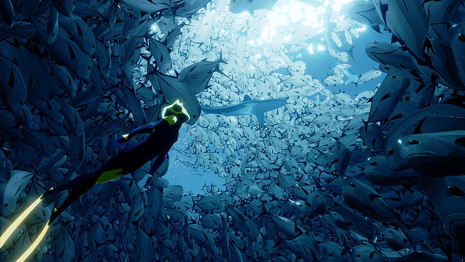 In 'ABZ&Ucirc;' schl&uuml;pfst du in die Rolle einer Taucherin und erkundest das Meer.