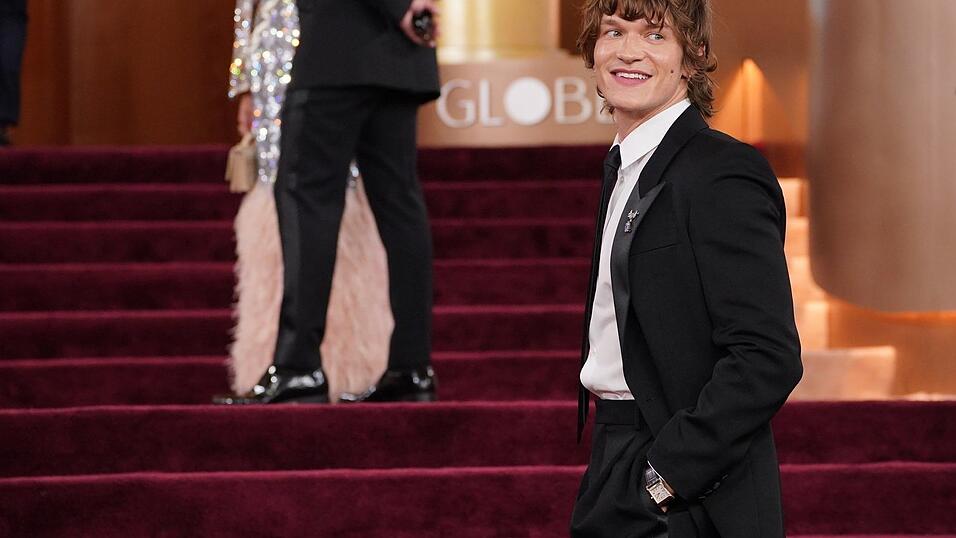 Connor Storrie (25) am Sonntag in Beverly Hills bei den Golden Globes. (Archivbild)