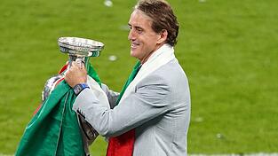2021 holte Roberto Mancini mit Italien den WM-Titel. (Archivbild)