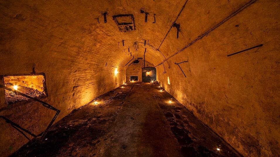 Ein Gang in der Dietl-Brauerei. Das Gebäude einschließlich des Kellers steht heute unter Denkmalschutz.