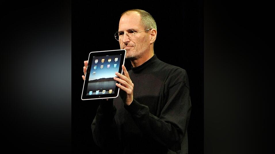 2010: Steve Jobs pr&auml;sentiert am 27. Januar das erste iPad.