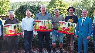 Die drei Erstplatzierten beim diesjährigen Wald-Wild-Preis.