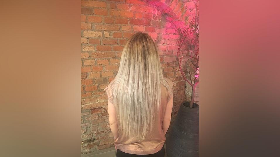 So sahen die Haare vorher aus.