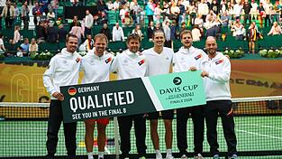 Das deutsche Davis-Cup-Team trifft im Viertelfinale auf Großbritannien. Das deutsche Davis-Cup-Team trifft im Viertelfinale auf Großbritannien.