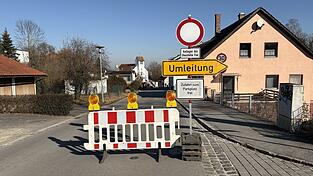 Autofahrer mussten eine Umleitung nehmen. 