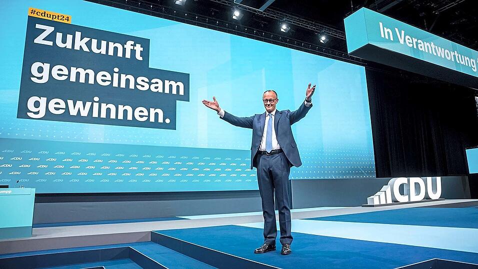 Das Resultat des Bundesparteitages dürfte den Anspruch von Friedrich Merz auf die Kanzlerkandidatur unterstreichen. Das Resultat des Bundesparteitages dürfte den Anspruch von Friedrich Merz auf die Kanzlerkandidatur unterstreichen.