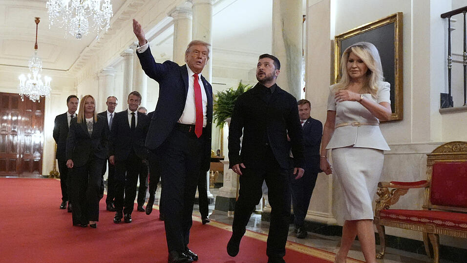 Europäische Regierungschefs wollen Donald Trump wieder auf einen gemeinsamen Friedenskurs für die Ukraine bringen.