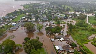 Besonders die Nordk&uuml;ste von Oahu ist stark betroffen.