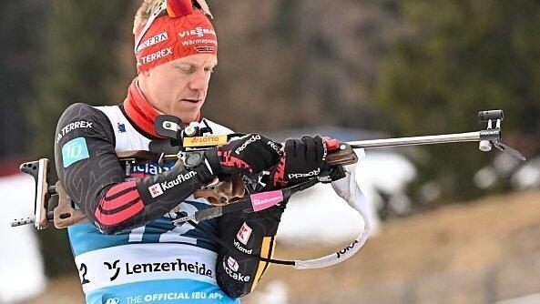 Roman Rees f&uuml;hrt das deutsche Aufgebot am Gro&szlig;en Arbersee an.