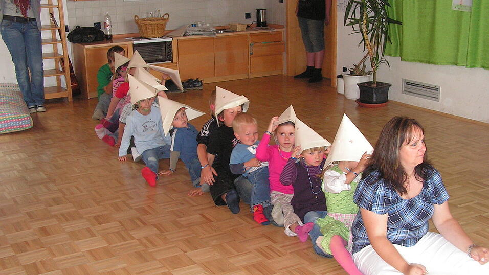 Die Ministranten Oberalteich übernahmen beim Maifest die Kinderbetreuung
