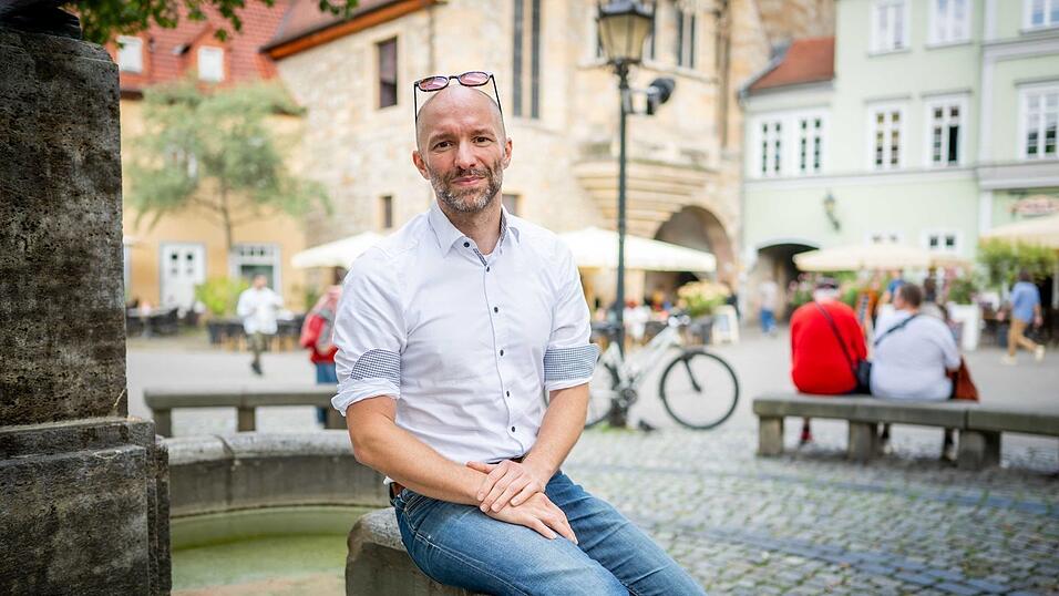 Martin Sladeczek wollte eigentlich nur zur Historie der Krämerbrücke forschen. Martin Sladeczek wollte eigentlich nur zur Historie der Krämerbrücke forschen.