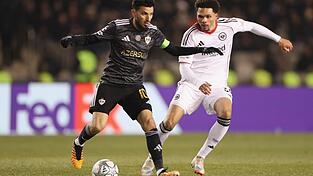 Die Eintracht zeigte in Baku gro&szlig;e Moral.