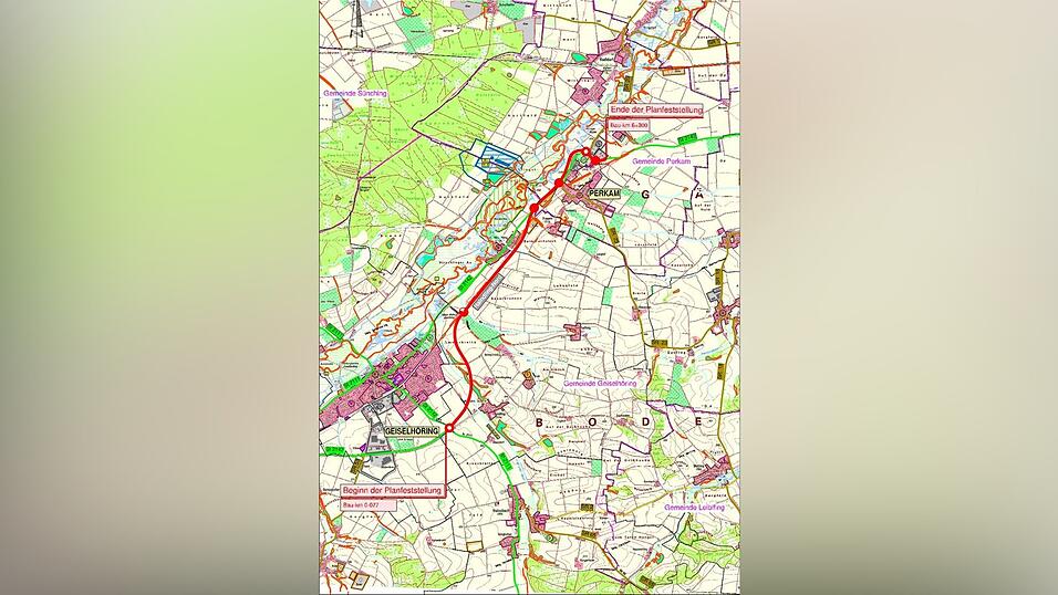 So hat das Staatliche Bauamt Passau die Umgehung Geiselh&ouml;ring - Hirschling geplant. In den kommenden Tagen findet im Zuge des von der Regierung von Niederbayern eingeleiteten Planfeststellungsverfahrens die Er&ouml;rterung der hierzu vorgebrachten Einwendungen statt.