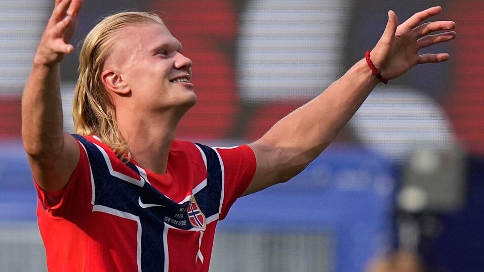 So sieht Erling Haaland jetzt nicht mehr aus. (Archivbild) So sieht Erling Haaland jetzt nicht mehr aus. (Archivbild)