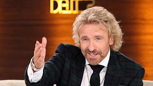 Showmaster Thomas Gottschalk moderiert die ZDF-Show 'Wetten, dass..?'.