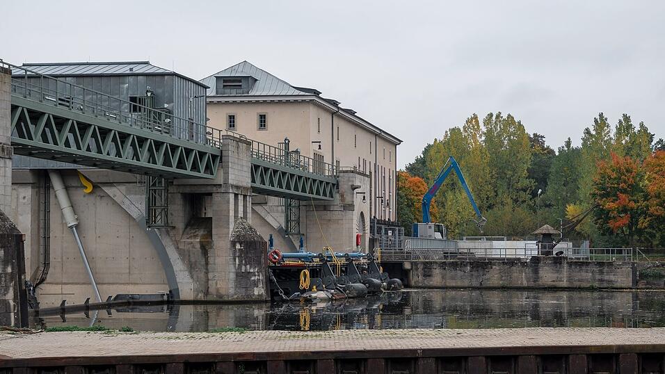 Die Mainschleuse in Viereth.