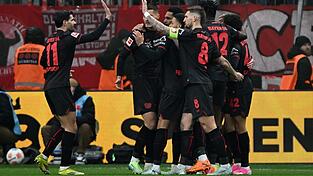 Lieferten ein starkes Spiel ab: Die Profis von Bayer Leverkusen.