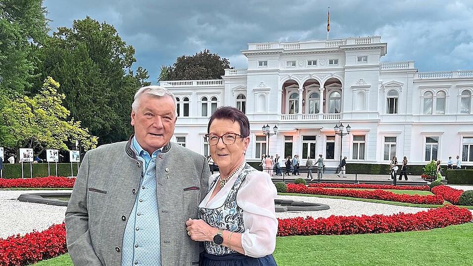 Marie-Luise Apfelbeck war in der Villa Hammerschmidt zu Gast.
