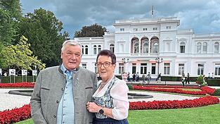 Marie-Luise Apfelbeck war in der Villa Hammerschmidt zu Gast.