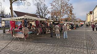 Viele Menschen flanierten am Sonntag durch die Ständereihen.