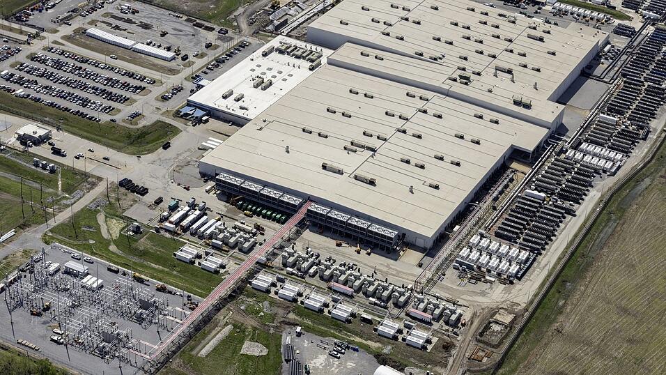 Eine Luftaufnahme des xAI-Datacenters in Memphis.