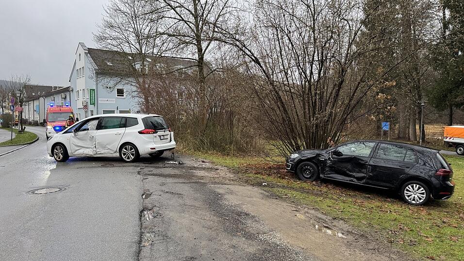 Unfall in der Kreisstadt Regen. Unfall in der Kreisstadt Regen.