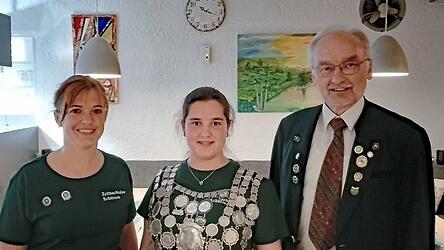 Die drei neuen Schützenkönige der Zellbachtaler Schützen.