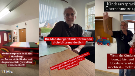 In Moosburg will ein Kinderarzt seine Praxis verschenken – und geht damit so viral, dass sogar RTL anrückt.