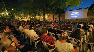 Das Paradies unter B&auml;umen f&uuml;r Open-Air-Cineasten am Grieser Spitz.