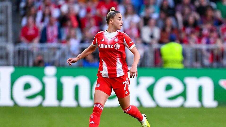 Will in der Champions League erneut um den Titel mitspielen: Bayern Münchens Giulia Gwinn. (Archivbild) Will in der Champions League erneut um den Titel mitspielen: Bayern Münchens Giulia Gwinn. (Archivbild)