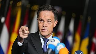 Wirbt um frisches Geld für US-Waffen für die Ukraine: Nato-Generalsekretär Mark Rutte. Wirbt um frisches Geld für US-Waffen für die Ukraine: Nato-Generalsekretär Mark Rutte.