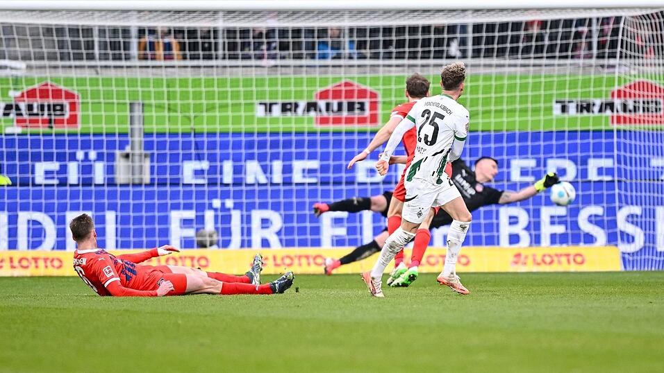 Heidenheim verliert deutlich gegen Gladbach.