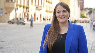 Ronja Endres ist zu Besuch in Landshut, wo Ende September der SPD-Landesparteitag stattfindet.