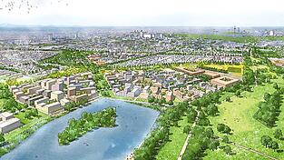 Nach den Spielen soll das Olympiadorf in ein Wohngebiet umgewandelt werden. Und so könnte das aussehen. Nach den Spielen soll das Olympiadorf in ein Wohngebiet umgewandelt werden. Und so könnte das aussehen.