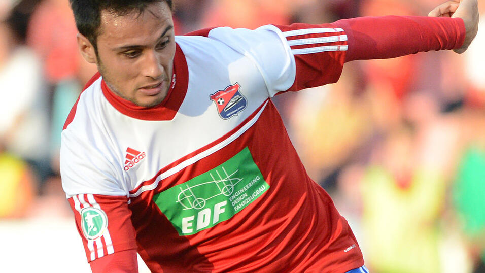 Yasin Yilmaz, hier noch im Trikot der SpVgg Unterhaching, erzielte beide Treffer gegen die zweite Mannschaft des FC Bayern. (Foto: dpa)