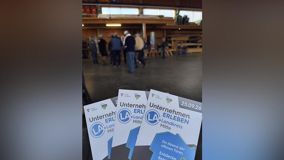 Flyer zeigten den Weg zu den Firmen. Flyer zeigten den Weg zu den Firmen.
