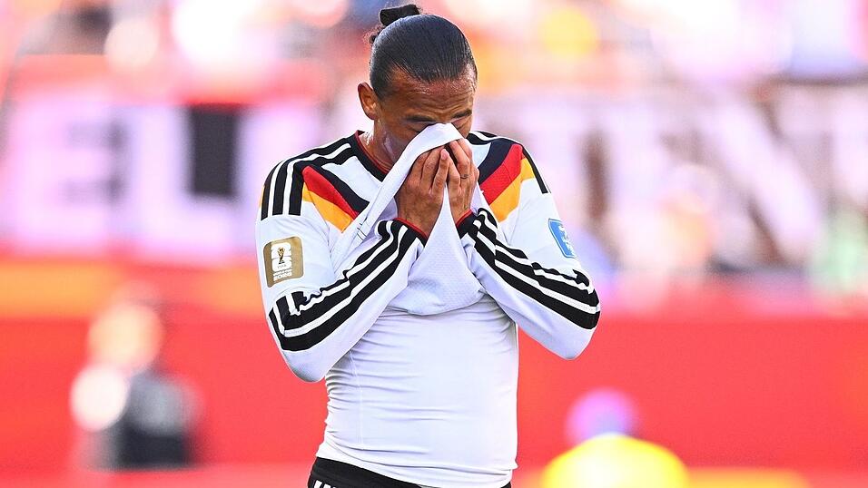Engagiert, aber glücklos: Leroy Sané. Engagiert, aber glücklos: Leroy Sané.