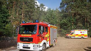 Ein Großaufgebot der Feuerwehr war bei dem Waldbrand bei Holzhammer im Einsatz. Ein Großaufgebot der Feuerwehr war bei dem Waldbrand bei Holzhammer im Einsatz.