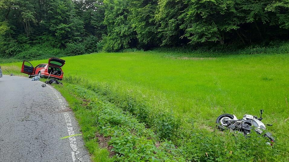 Unfallstelle.