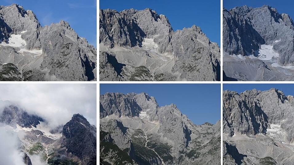 Der Höllentalferner könnte sich noch am längsten halten - Prognose: Maximal zehn Jahre. Der Höllentalferner könnte sich noch am längsten halten - Prognose: Maximal zehn Jahre.